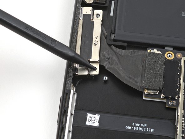 Microsoft Surface Pro X Volume Button Cable Replacement, Detach the Surface Connect port: passo 81, immagine 2 di 2