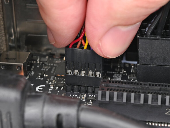 How to Install a Framework Desktop Mainboard Into a Mini‑ITX Case, Connect the HD audio: step 27, image 2 of 2