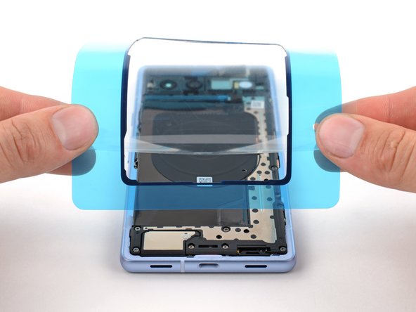 How to Apply Rear Cover Adhesive in Your Google Pixel 7a, Apply the perimeter adhesive: crwdns2935265:07crwdnd2935265:02crwdnd2935265:03crwdne2935265:0