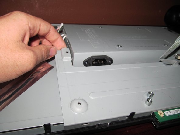 Acer AL2216W Capacitor Replacement, Remove the power supply shield (Part 2): step 11, image 3 of 3