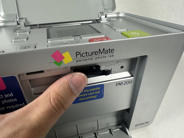 Epson PictureMate Pal PM 200 Memory Card Replacement: crwdns2935265:03crwdnd2935265:02crwdnd2935265:02crwdne2935265:0