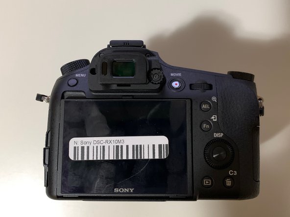 Sony DSC-RX10M3 Viewfinder Replacement: crwdns2935265:03crwdnd2935265:02crwdnd2935265:02crwdne2935265:0