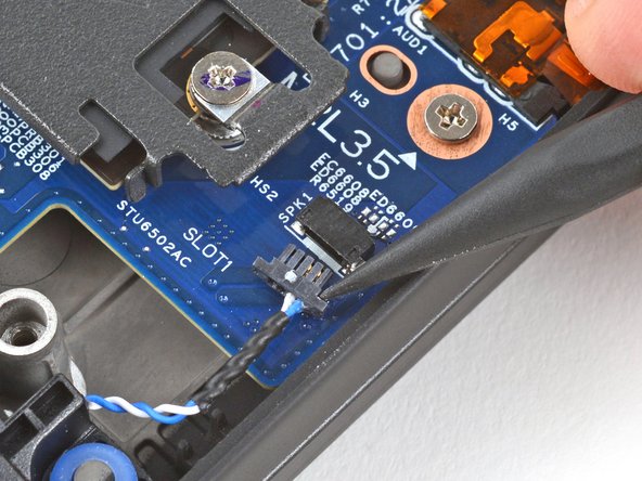 Lenovo ThinkPad P1 Gen 7 Left Speaker Replacement, Remove the speaker: crwdns2935265:012crwdnd2935265:03crwdnd2935265:03crwdne2935265:0