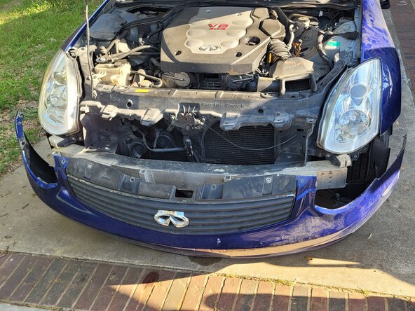 2003-2004 Infiniti G35 Front Headlight Unit Replacement: step 2, image 3 of 3