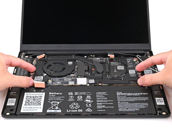 Framework Laptop 13 Pro Mainboard Replacement, Place the Mainboard: step 27, image 3 of 3