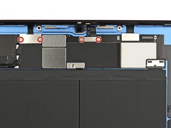 iPad 10 Battery Replacement, Remove the digitizer connector covers: step 22, image 1 of 1