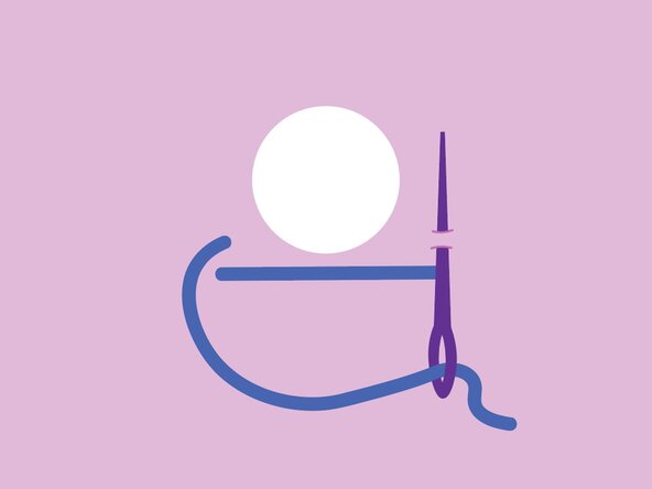 Woven Darn a Hole in a Knit, Create rows of horizontal yarn: crwdns2935265:05crwdnd2935265:02crwdnd2935265:03crwdne2935265:0