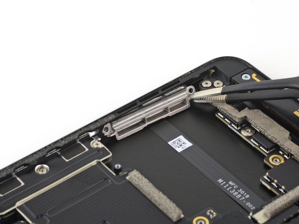 Microsoft Surface Pro X Volume Button Cover Replacement, Detach the volume button bracket: step 40, image 2 of 2