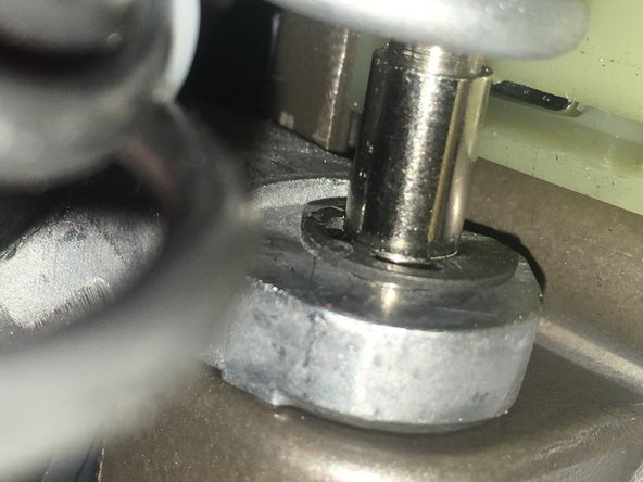 Kenwood Chef Drive Gear replace, Loosen the tilt mechanics: step 4, image 2 of 3