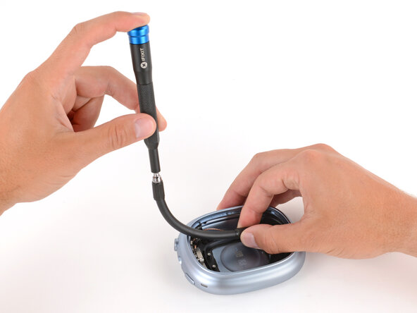 AirPods Max Right Microphone Replacement, Install the charging port screws: step 37, image 2 of 3