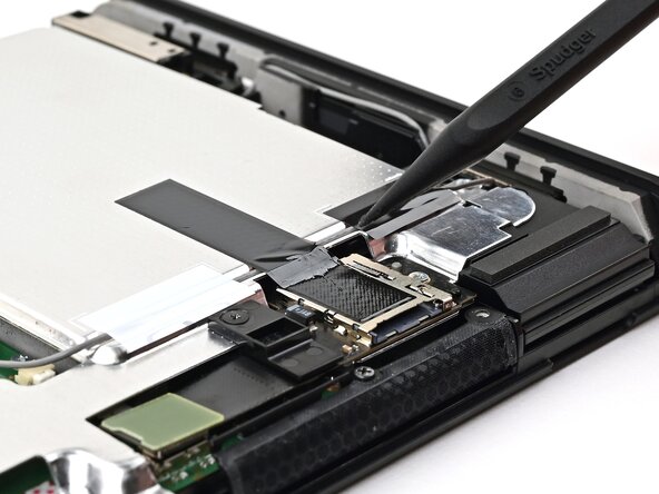 Nintendo Switch 2 MicroSD Card Reader Replacement, Lift the tape: crwdns2935265:020crwdnd2935265:01crwdnd2935265:03crwdne2935265:0