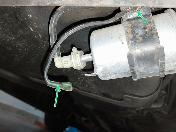 2011 Chevrolet Aveo Fuel Filter Replacement: step 5, image 1 of 3