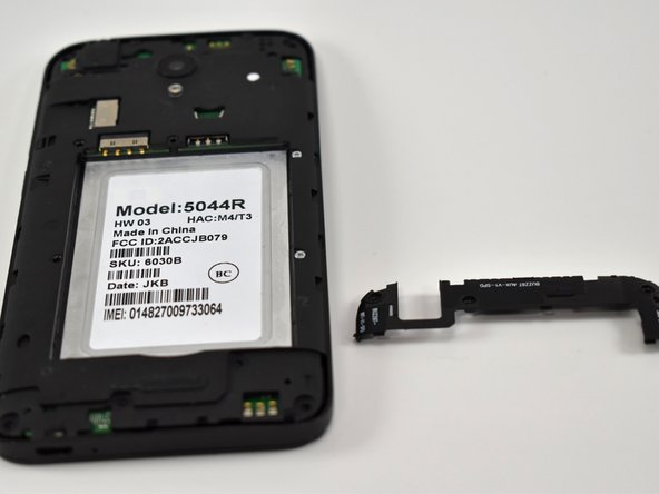 Alcatel IdealXCITE Rear Speaker Replacement, Rear Speaker: crwdns2935265:05crwdnd2935265:03crwdnd2935265:03crwdne2935265:0