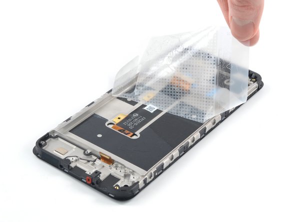 Înlocuirea ansamblului ecranului telefonului Nokia G22 (Românesc), Îndepărtează folia adezivă a bateriei: crwdns2935265:036crwdnd2935265:03crwdnd2935265:03crwdne2935265:0