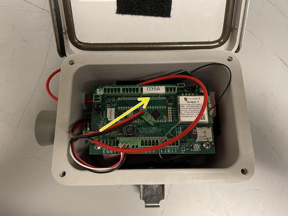 Depth Sensor Node Enclosure Assembly, Applying Open-Storm and Node ID stickers: step 19, image 3 of 3