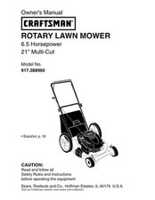 Craftsman 6.5 best sale lawn mower manual