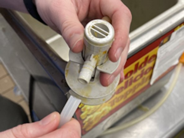 Cretors (CTDA-X) Butter Dispenser Hose Replacement: step 4, image 1 of 2