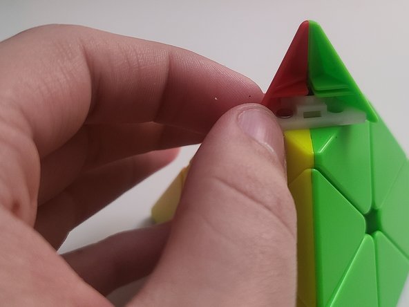 How to Reassemble a Pyraminx: step 6, image 3 of 3