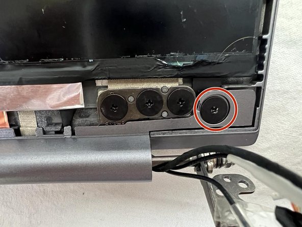 why! L140/1PU right hinge replacement, Lower screen 1: crwdns2935265:09crwdnd2935265:02crwdnd2935265:02crwdne2935265:0