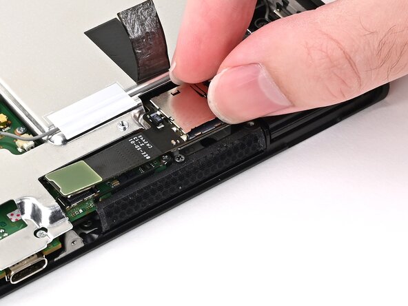 Nintendo Switch 2 MicroSD Card Reader Replacement, Install the MicroSD card reader: crwdns2935265:027crwdnd2935265:02crwdnd2935265:02crwdne2935265:0