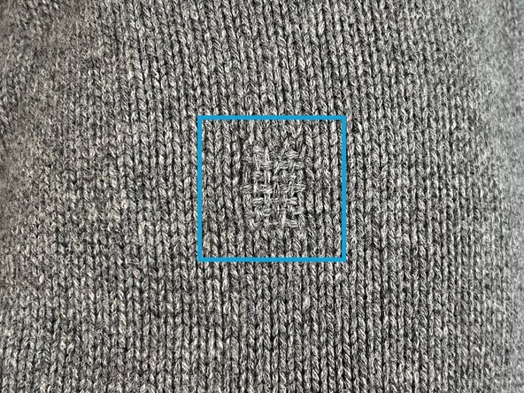 Woven Darn a Hole in a Knit, Needle and yarn: crwdns2935265:03crwdnd2935265:02crwdnd2935265:03crwdne2935265:0