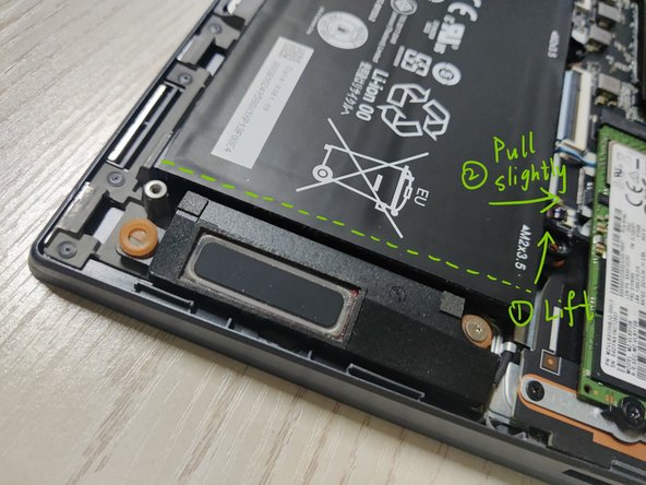 Lenovo Legion Slim 7 2021 Battery Replacement, Remove battery: crwdns2935265:05crwdnd2935265:02crwdnd2935265:03crwdne2935265:0