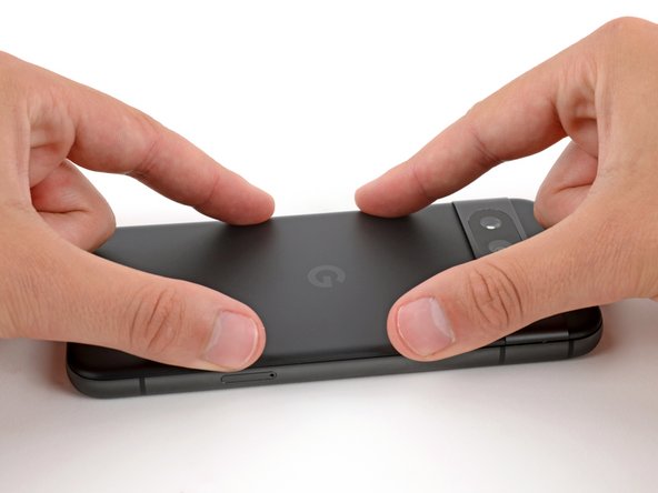 How to Apply Back Cover Adhesive in Your Google Pixel 8a, Secure the back cover: step 15, image 3 of 3