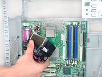 Removing HP Compaq dx2000MT Processor