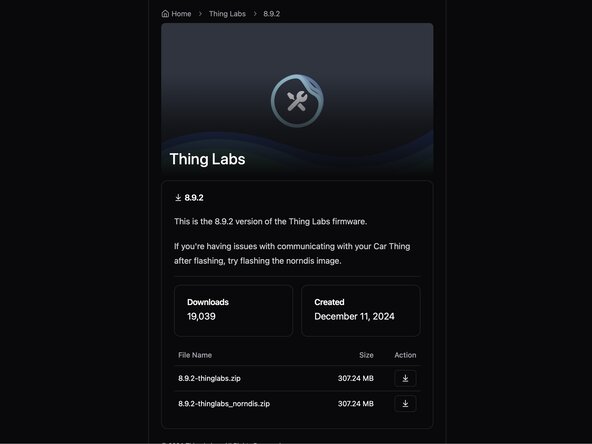 How to Install Custom Firmware onto Car Thing, Preparing your Software: crwdns2935265:01crwdnd2935265:02crwdnd2935265:03crwdne2935265:0