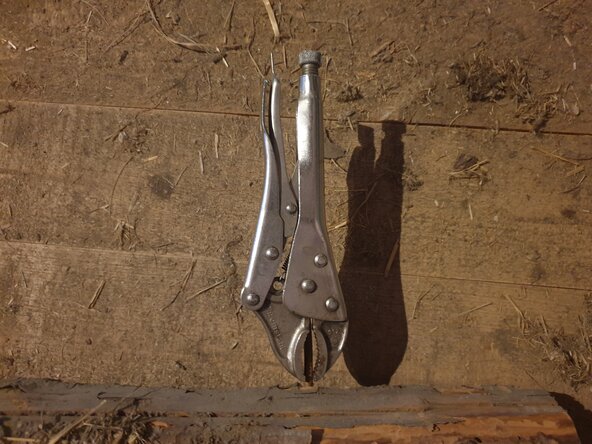 How to remove a stubborn or headless nail from wood?, Apply grip pliers: step 2, image 3 of 3