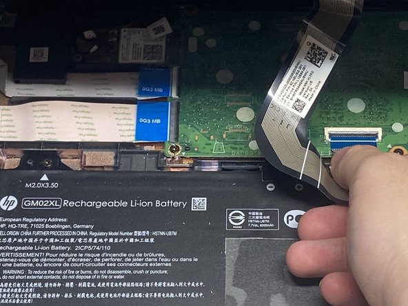HP Chromebook 14 G5 Wi-Fi Card Replacement: step 5, image 2 of 2
