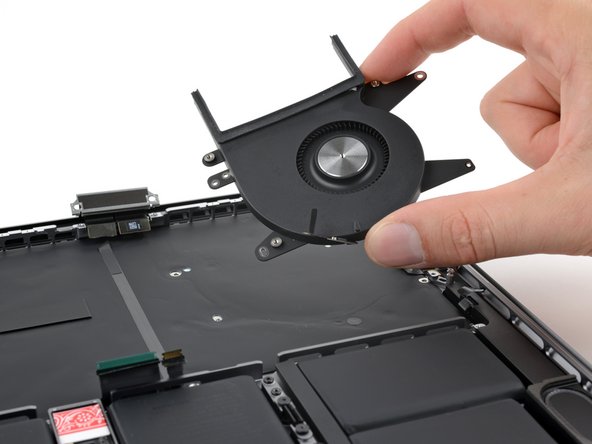 MacBook Pro 14" Late 2023 (M3) Fan Replacement, Remove the fan: crwdns2935265:054crwdnd2935265:02crwdnd2935265:02crwdne2935265:0
