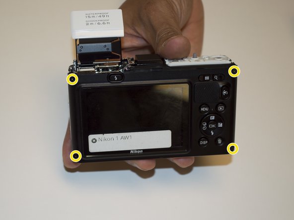 Nikon 1 AW 1 Rear Panel Replacement, Internal Body Seal: crwdns2935265:09crwdnd2935265:02crwdnd2935265:03crwdne2935265:0
