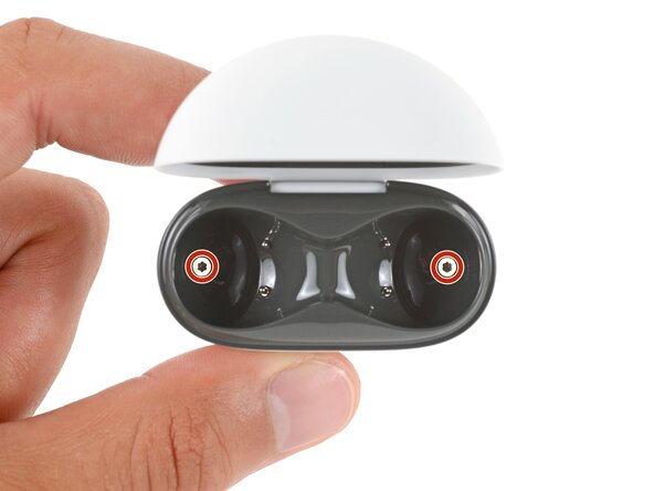 Google Pixel Buds 2a Bottom Shell Replacement, Remove the case screws: crwdns2935265:03crwdnd2935265:01crwdnd2935265:03crwdne2935265:0