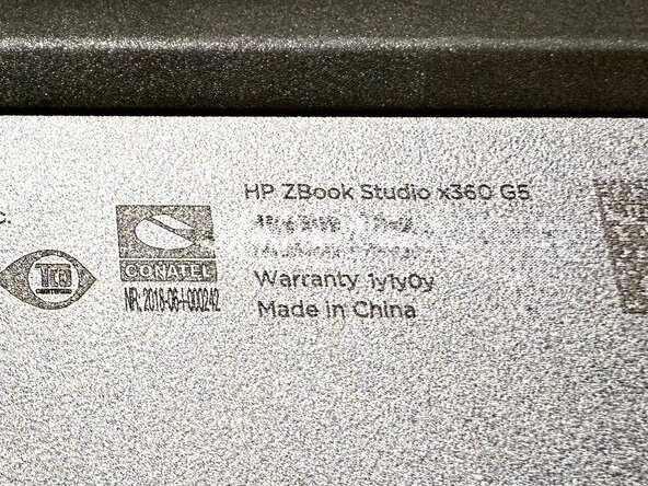 HP ZBook STUDIO X360 G5 Battery Replacement, Opening Base Enclosure: crwdns2935265:01crwdnd2935265:01crwdnd2935265:03crwdne2935265:0
