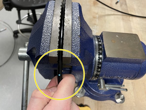 GI Node with Pressure Transducer Assembly, Stripping Pressure Transducer Wires: step 12, image 2 of 3