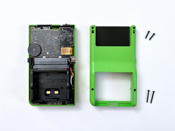MODRETRO Chromatic Disassembly, Back Shell: stap 0, afbeelding 3 van 3