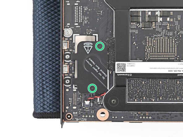 Framework Desktop RTC Battery Replacement, Loosen the RTC battery cover screws: Schritt 31, Bild 1 von 2