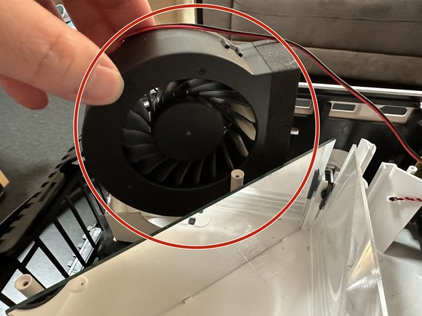 Alliums LED projector AP-020 Teardown, Remove fans and mirror: crwdns2935265:08crwdnd2935265:02crwdnd2935265:03crwdne2935265:0