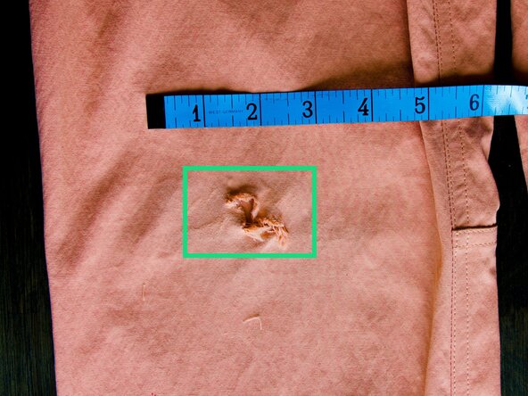 Whip Stitch on a Patch, Assess the damage: crwdns2935265:02crwdnd2935265:02crwdnd2935265:03crwdne2935265:0