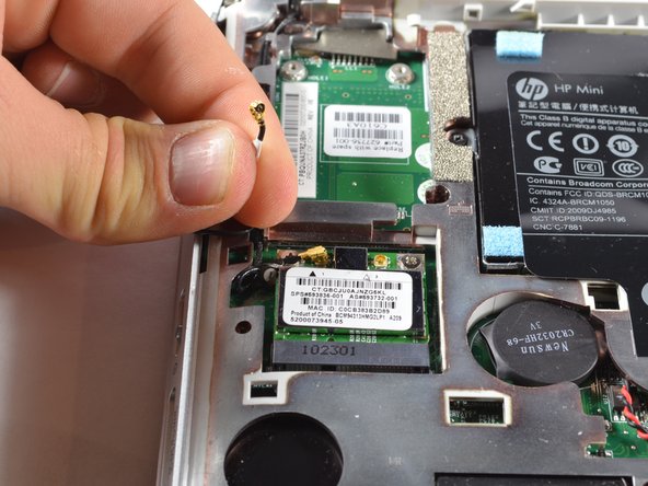 HP Mini 210-2070NR Wi-Fi Card (WLAN Module) Replacement: crwdns2935265:06crwdnd2935265:02crwdnd2935265:03crwdne2935265:0