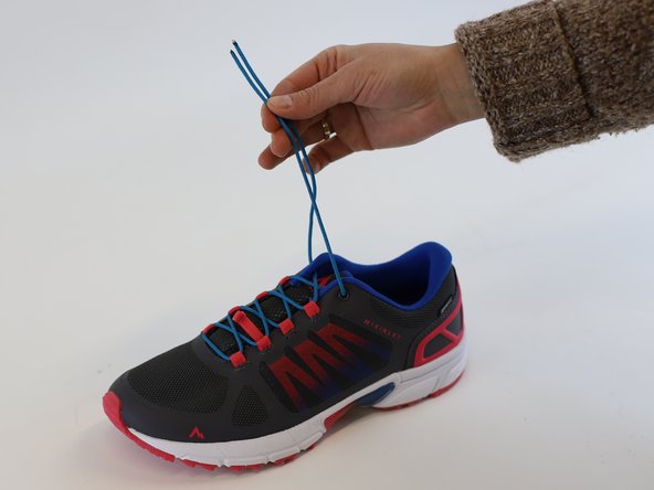 How to Replace a Speedlace With a Stopper, Re-thread the lace stopper: crwdns2935265:05crwdnd2935265:03crwdnd2935265:03crwdne2935265:0