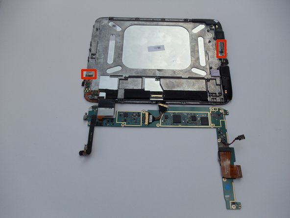 Lenovo IdeaTab S2109A-F System Board Replacement, Disconnecting the next three connections of the System Board: crwdns2935265:06crwdnd2935265:02crwdnd2935265:02crwdne2935265:0