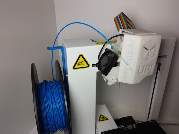 UP! Plus 2 Spool Holder Replacement, Replace spool holder: crwdns2935265:04crwdnd2935265:02crwdnd2935265:03crwdne2935265:0