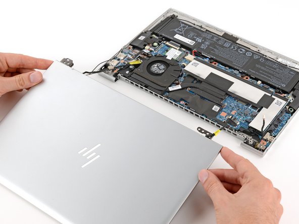 HP EliteBook 840 Aero G8 Display Panel Replacement, Remove the display assembly: crwdns2935265:019crwdnd2935265:03crwdnd2935265:03crwdne2935265:0