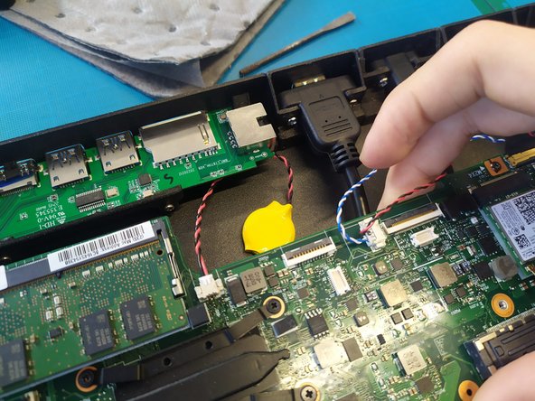 Lenovo X270 Restart PC Build, BIOS Battery Fastener: step 20, image 3 of 3