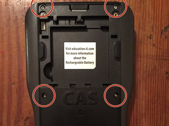 TI-Nspire CAS Teardown, Take out the Back Screws: step 3, image 1 of 3