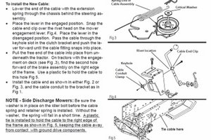 Craftsman Lt1000 Deck Engagement Cable Diagram