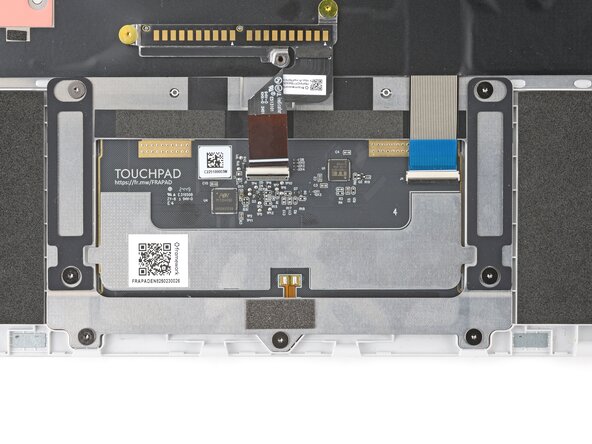 Framework Laptop 12 Touchpad Replacement, Install the touchpad screws: 16 단계, 이미지 2개 중 2개