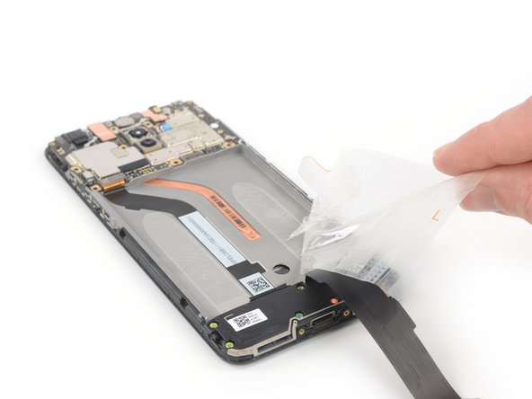 Pocophone F1 IPS LCD Screen & Digitizer Replacement, Remove the battery adhesive tape: step 18, image 2 of 2